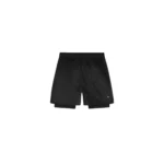 247 Contour 2-In-1 Run Shorts Black Review