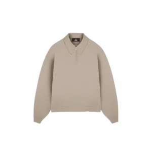 Initial Boxy Quarter Zip Dune
